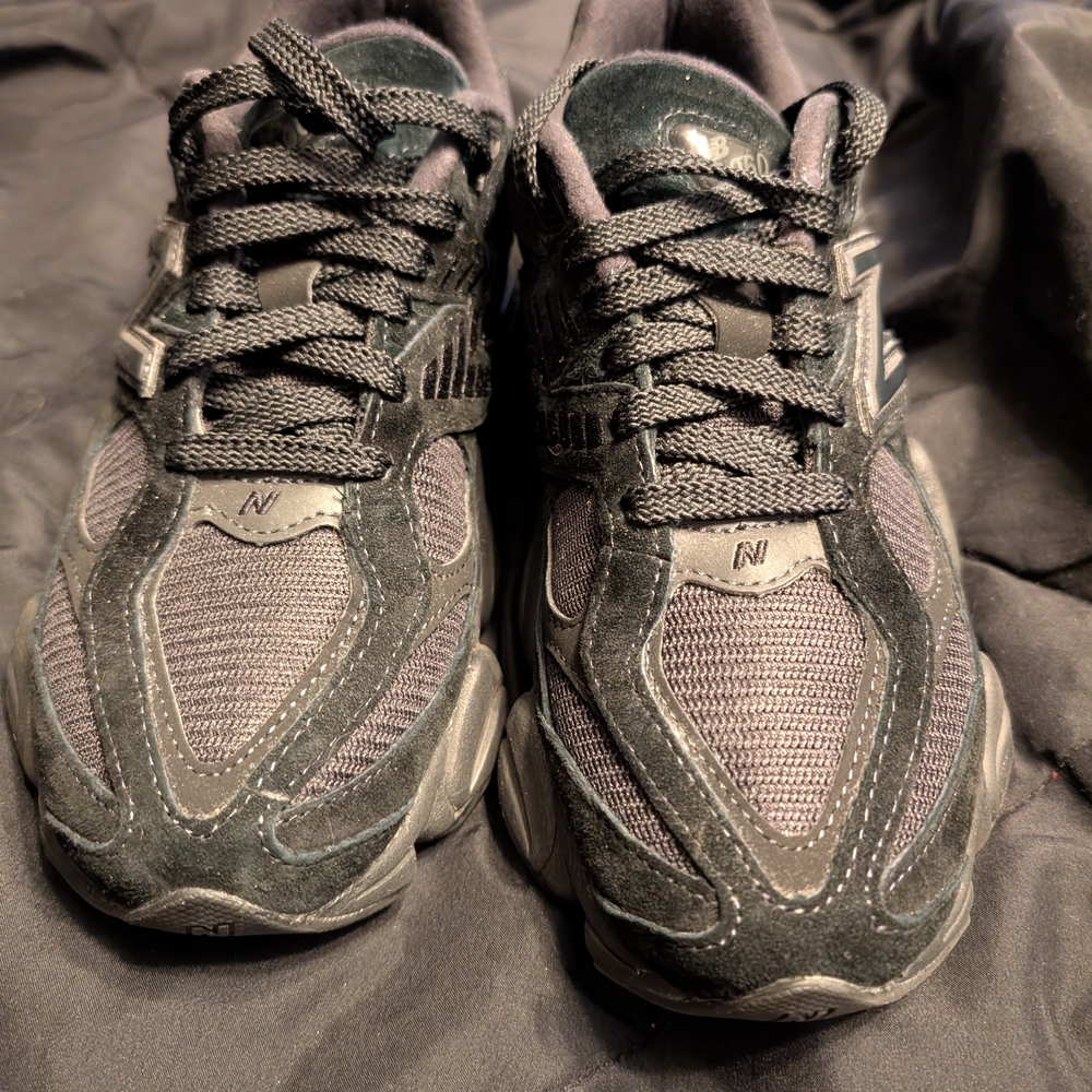 New Balance Charcoal and Black Sneakers